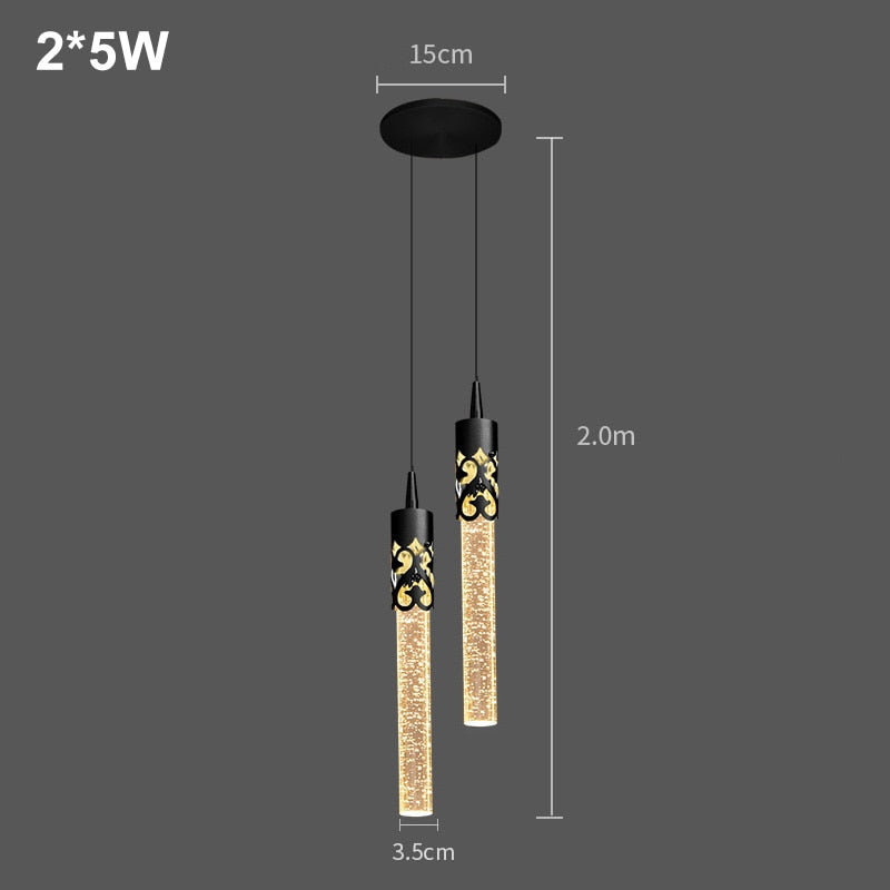 SkandiShop Modern Luxury Crystal Pendant Lamp